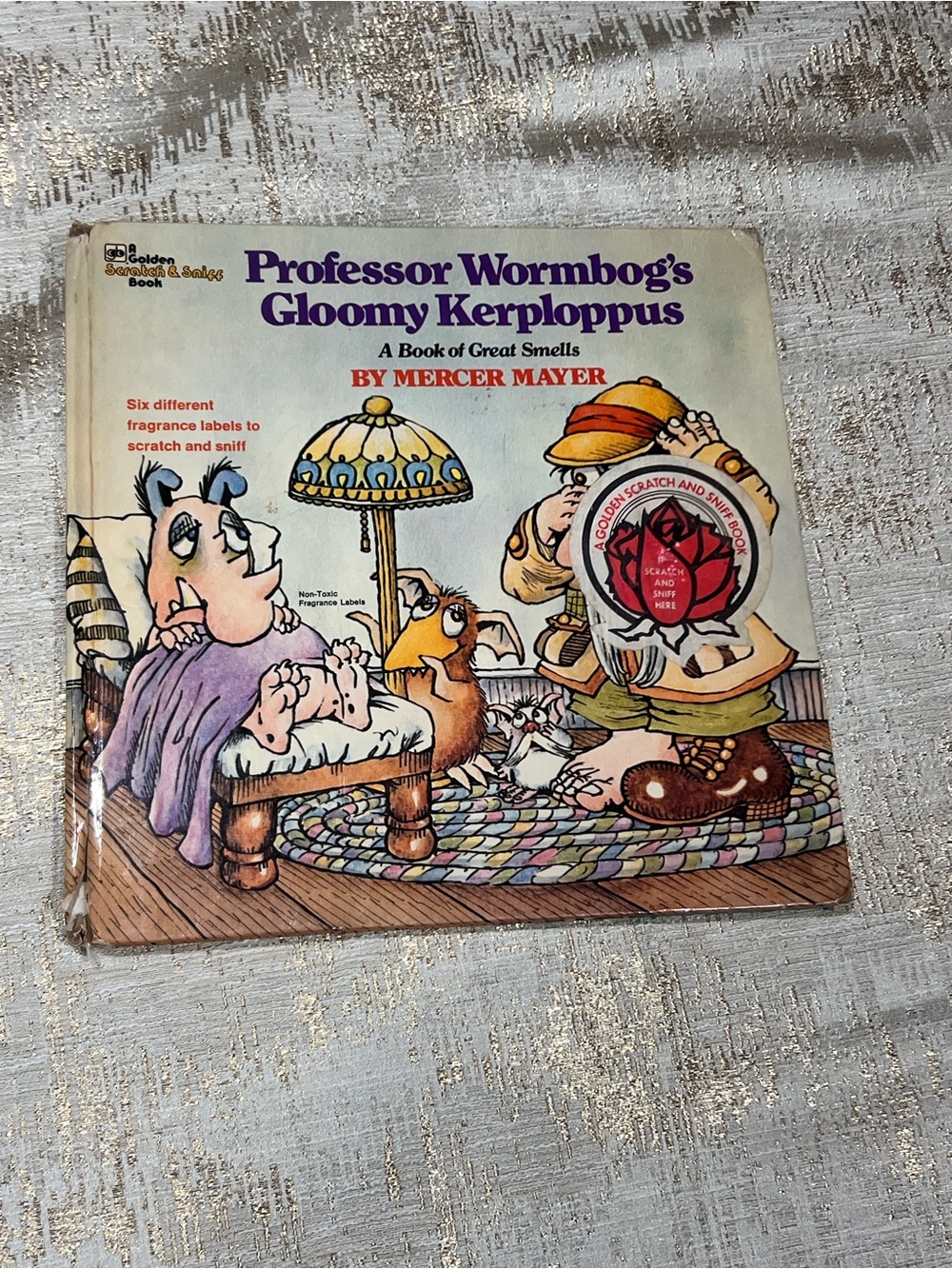 Golden Scratch & Sniff Professor Wormbog's Gloomy Kerploppus Mercer Mayer